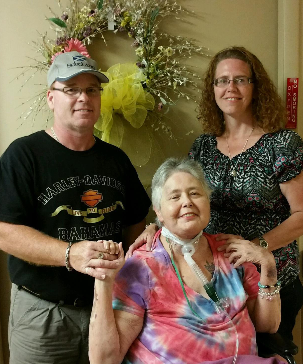 Brenda and family prepare to travel.