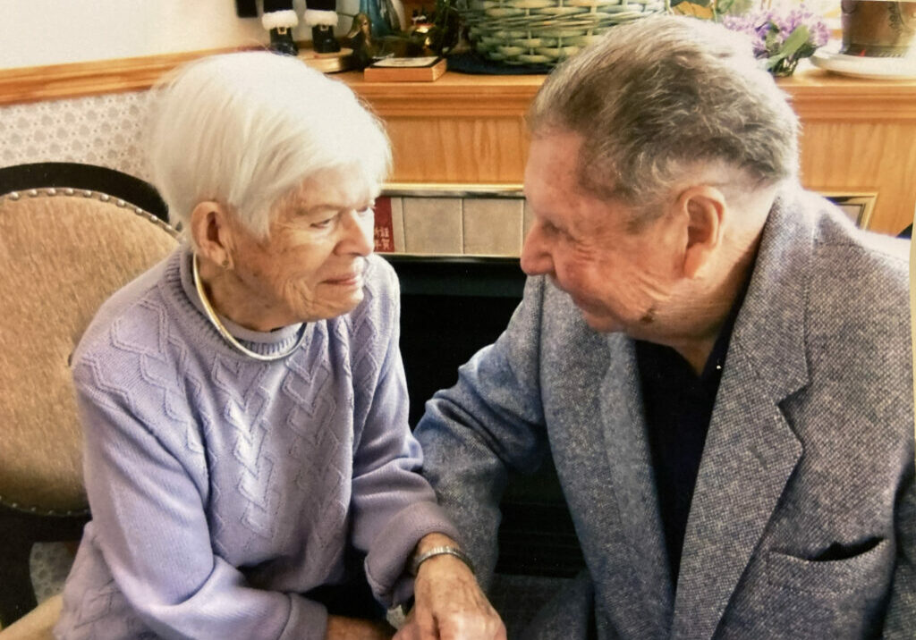 Dee and Frank Jezek, taken for their 70th wedding anniversary.